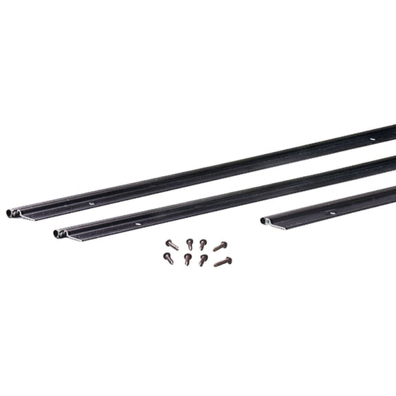 WS3 1/4" x 7/8" Flat Profile Door Jamb Weatherstrip Kit - 36" X 84"