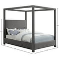 thumbnail image 3 of Meridian Furniture Emerson Grey Linen Textured Fabric King Bed, 3 of 8