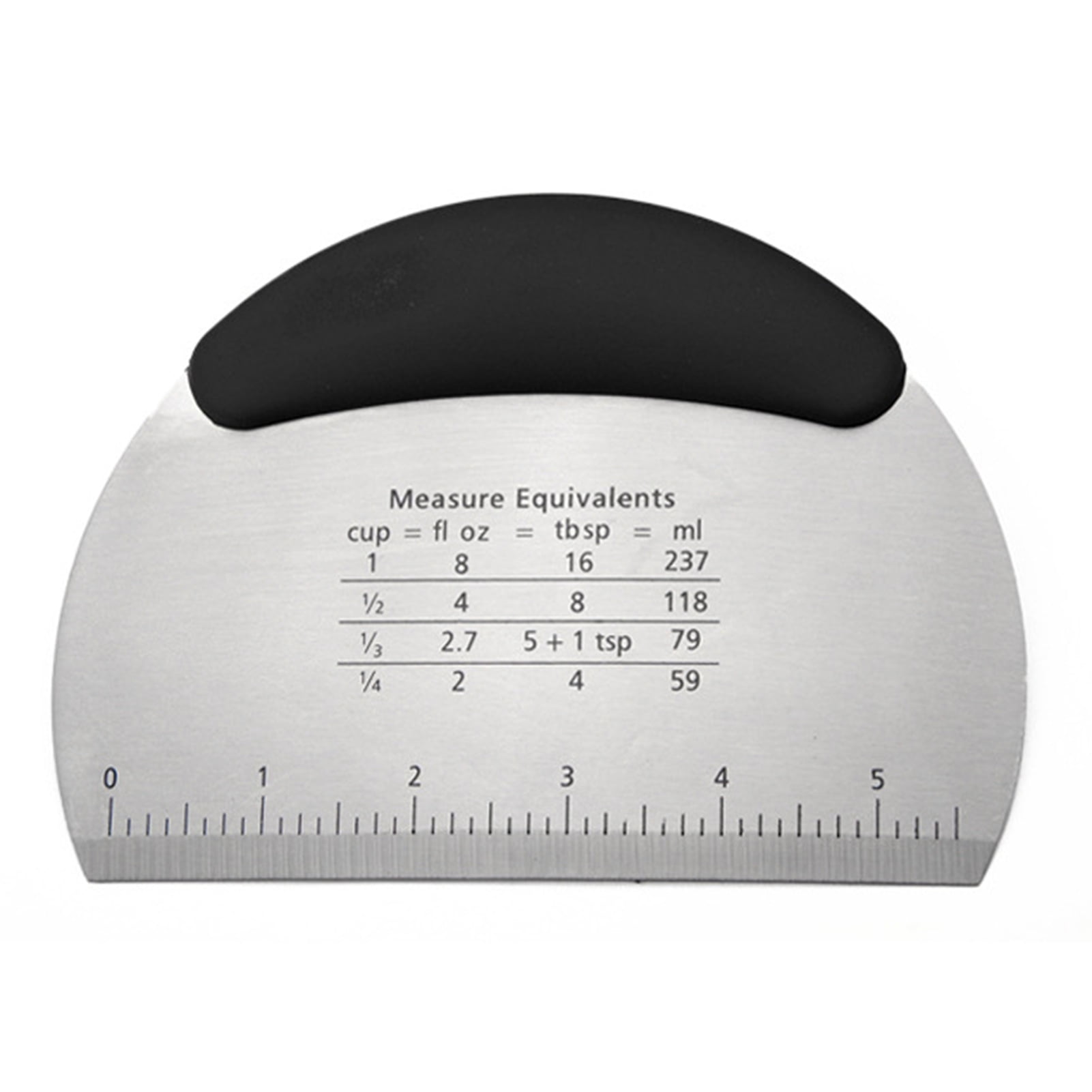 Details about   2 Chopper Scraper Stainless Steel NEW 6" Ruler Culinary Chef Baker Pastry Gift 