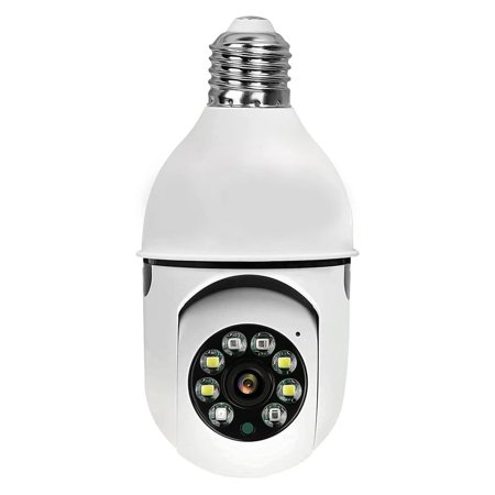 

Bulb WiFi Security Camera - Soliom 1080P Security Camera System with 2.4GHz WiFi 360 Degree Wireless Home Surveillance Cameras Night Vision Two Way Audio Smart Motion Detectio(Single Camera)