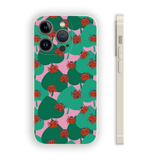 Diseño divertido y vibrante: obtenga la moderna funda plateada mate con gráficos para iPhone 15 Pro Max 14 13 12 Pro 11.