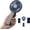 Blue Blade Black, variant on HandFan 5200mAh Portable Handheld Fan, USB Rechargeable Fan, Foldable 180 ° Adjustable Head, 3-Speed Strong Airflow, Compact Travel Fan for Beach, Concerts, Picnics, Parks, Gaming & Outdoor