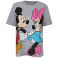 thumbnail image 1 of Disney - Camiseta de Mickey & Minnie Mouse para Mujer (Gris Jaspeado), 1 of 3
