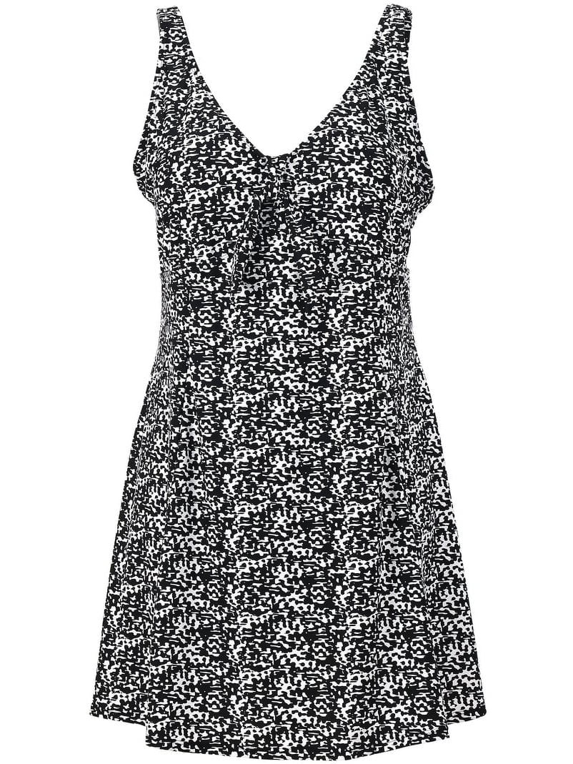 plus size hibiscus dress