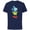 Navy, variant on Disney Mickey Mouse Sticking Tongue Out Retro Pop Art - Short Sleeve Cotton T-Shirt for Adults - Customized-Black
