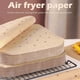 thumbnail image 5 of Papel pergamino con perforaciones, antigrasa y resistente al calor, desechable, para freidoras de aire, hornos, vaporera, mantener los aparatos limpios (100PCS), 5 of 7