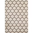 thumbnail image 1 of Rugs America 25806 Brooklyn Ivory Brown Rectangle Geometric Rug, 2 ft. x 2 ft. 11 in., 1 of 1
