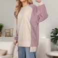 thumbnail image 4 of WEAIXIMIUNG Sweatshirts d'Automne pour Femmes 2024 Pull Décontracté en Tricot Col Rond Manches Longues Sport, 4 of 8