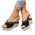 thumbnail image 7 of enyan Dressy Comfortable Summer Open Toe Ankle Strap Buckle Women Sandal Womens Platform Shoes,C,Size 9.5, 7 of 7