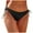 Black, variant on RPVATI Tie Side Low Rise Bikini Bottoms for Women Bikini Solid Bathing Suit Bottoms