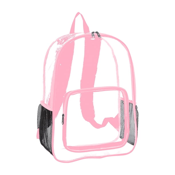 Puntoco oficina y papelería Mochila transparente, Mochila transparente, Playa para actividades deportivas y juegos en festivales de conciertos, Organizador de suministros de oficina