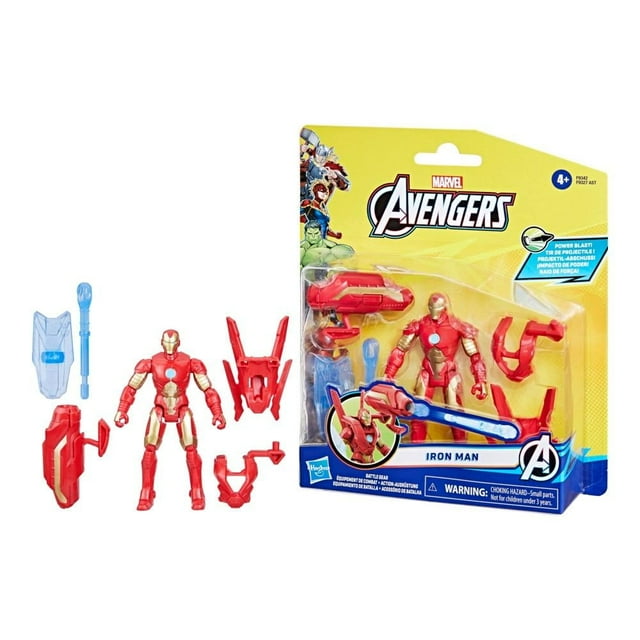 Figura de Acción Hasbro Marvel Iron Man 4 Pulgadas