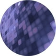 thumbnail image 1 of Ahgly Company Tapis Rond Lavable en Machine Intérieur Transitionnel Bleu, 3 Pieds Rond, 1 of 7