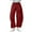 Red, variant on Dvprdro Women's Trendy Barrel Wide Leg Sweatpants with Pockets Casual Drawstring Elastic Waisted Active Trousers Loose Fit Pants