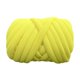 thumbnail image 2 of Hilo grueso, hilo grueso voluminoso, hilo jumbo lavable tejido a mano de 500 g, para macramé, Limon amarillo, 2 of 9