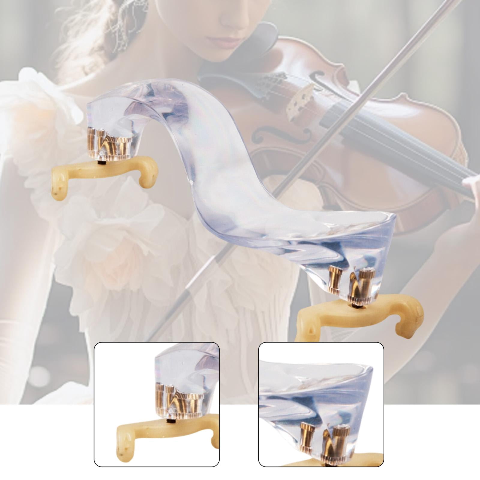 LeeQinersw 1/2 3/4 Violin Shoulder Rest Comfort for Beginners Professionals Easy to Use Khaki