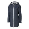 thumbnail image 2 of Women's Cutter & Buck Navy Atlanta Falcons Americana Rainier PrimaLoft- Eco Insulated Full-Zip Hooded Long Coat, 2 of 3