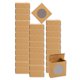 thumbnail image 1 of 32 Piezas Cajas de Embalaje de Jabón 3.1 x 3.1 x 1.2 Pulgadas Caja de Jabón de Kraft para Embalaje de Repostería, Dulces y Exhibición de Joyería (Marrón), 1 of 6