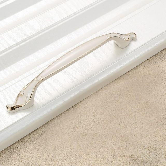 High Hardness Ivory White Cupboard Handle, Drawer Door Handle, Strength Drawer For Cabinet Wardrobe