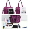 thumbnail image 4 of Women Casual Totes Handbags Shoulder Bags Purses Soft Nylon Bag, 4 of 6