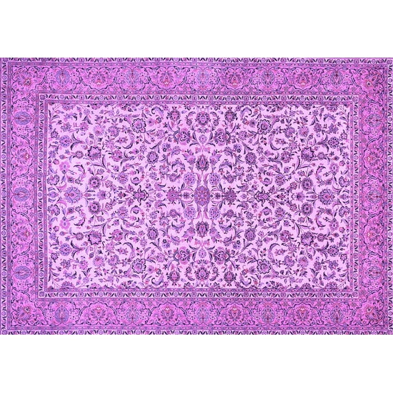 Ahgly Company Indoor Rectangle Persian Purple Traditional Area Rugs, 3' x 5'