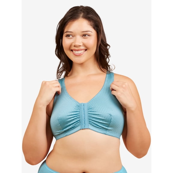 Leading Lady, The Marlene, Unpadded Wireless Bra, Breathable Fabric, Front Close Bra, Light Support, Lightweight Comfort Bra (Women's & Women's Plus)