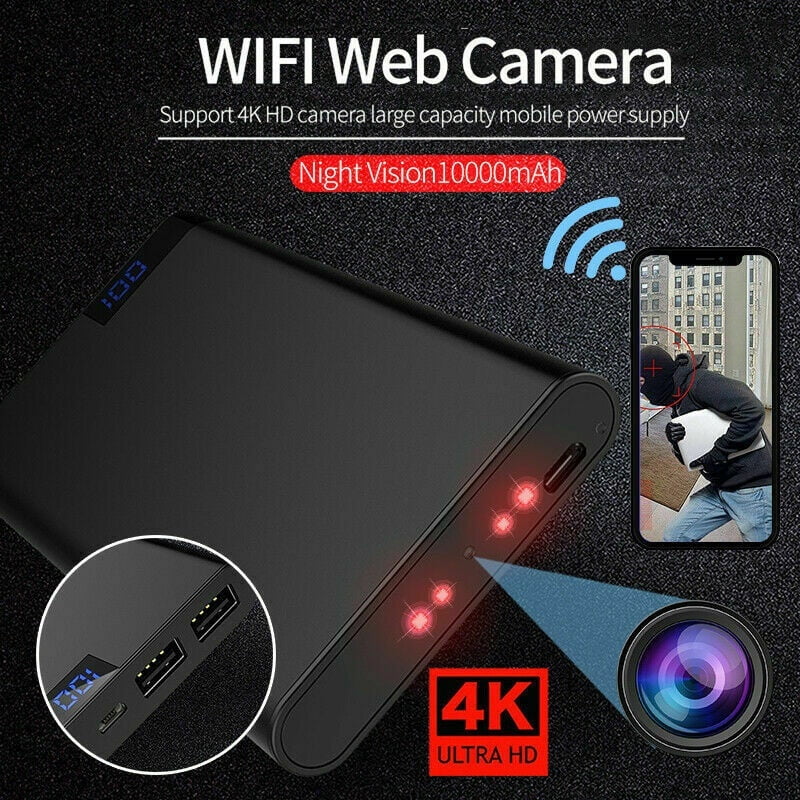 Power Bank Spy Hidden Camera HD 1080P Night Vision DVR WiFi Recorder