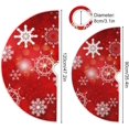 thumbnail image 3 of GZHJMY Christmas Christmas Tree Skirt Home Decoration Large Round Christmas Tree Skirt for Holiday Party Home Christmas Day Ornaments, 35.4", 3 of 6