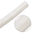 thumbnail image 3 of Uxcell High TEMP Fiberglass Sleeve Insulation Cable Protectors 9.8Ft 16mm/ 0.63"  White, 3 of 5