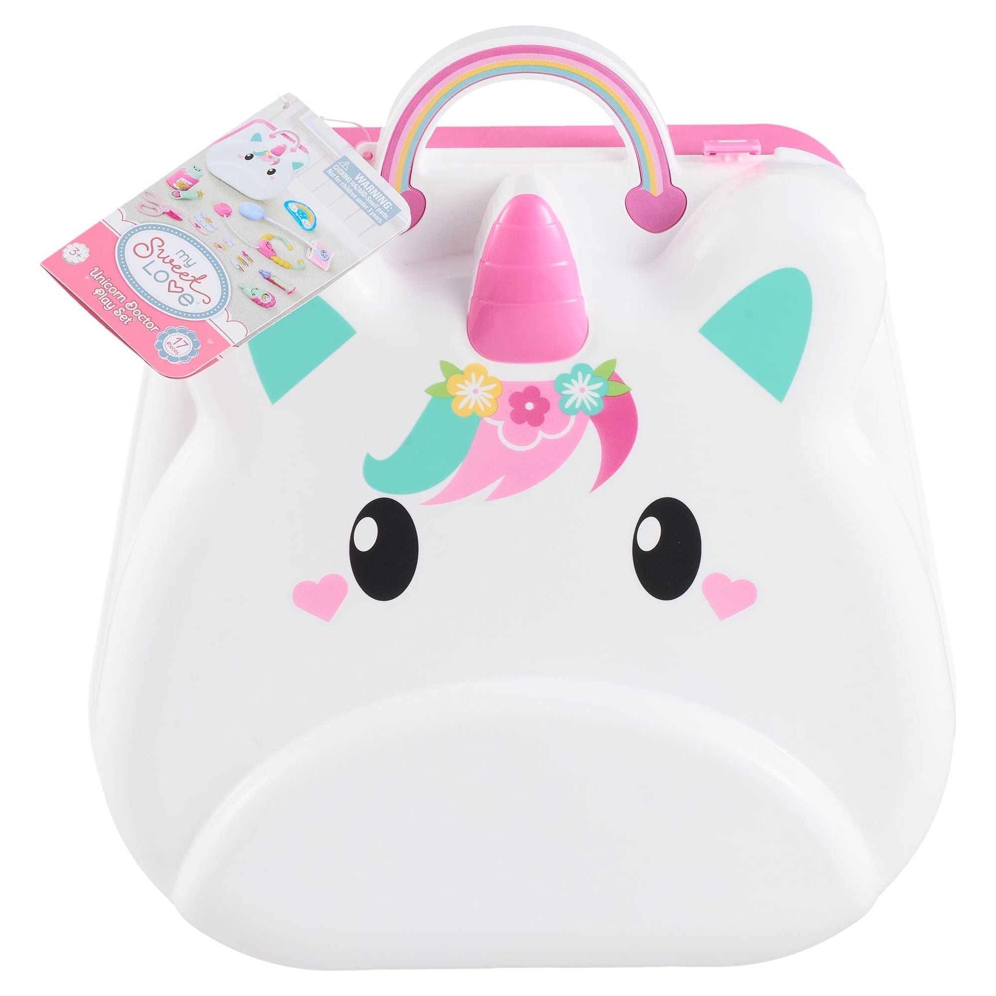 My Sweet Love 17 Piece Unicorn Doctor Play Set for Baby Dolls Walmart