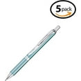 thumbnail image 2 of EnerGel Alloy RT Premium Gel Ink Pen, (0.7mm), Aquamarine Barrel, Black Ink, 1 Pack (BL407LSBPA) - 5 Pack, 2 of 2
