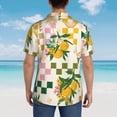 thumbnail image 4 of Kll Men'S Hawaiian Shirt Short Sleeve Button Down Beach Shirts-Fruit, 4 of 7