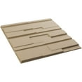 thumbnail image 6 of Ekena Millwork 19 5/8"W x 19 5/8"H Offset Brick EnduraWall Decorative 3D Wall Panel, UltraCover Satin Smokey Beige (12-Pack for 32.04 Sq. Ft.), 6 of 6