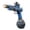 Sky Blue, variant on Transparent Electric Water Blaster with Light-Up Muzzle, High-Power Automatic Water Gun with Detachable Drum Magazine & Rechargeable Battery for Pool, Beach & Outdoor Activities,E