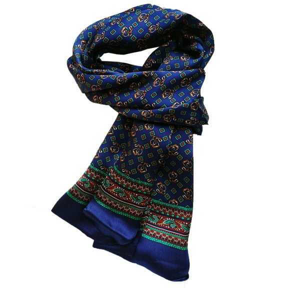 Scarves for Men 100 Silk Scarf Double Layers Classic Casual Formal Business Wedding Party