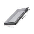 thumbnail image 2 of QUMIIRITY 2Pcs Waterproof Black Abs Ultra Thin Square Socket Outlet Cover For Kitchen, 2 of 7