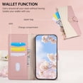 thumbnail image 5 of For Samsung Galaxy A37 5G 6.7" Wallet Phone Case, Crossbody Leather Flip Cover with Card Slots Zipper Pocket, Circular Buckle, Detachable Wrist & Shoulder Strap hockproof Full Body Protective Cover, 5 of 12