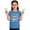Light Blue, variant on XEGLSBU Shirts for Girls 12-14 Winter Kids Graphic Print Short Sleeve T Shirt Casual Comfortable Tee for Girls Boys Daily Wear Black Size 10-11 Years