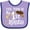 Lavender and Purple, variant on Inktastic Yes, This is My 1st Rodeo Cowboy Hat and Lasso Boys or Girls Baby Bib
