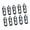 D1.2mm, variant on High Strength Quick Adjustable Pushrod Connectors Linkage Stopper For Remote Servo Linkage In 3 Different Size Pack Of 10