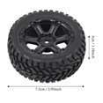 thumbnail image 4 of Neumático De Rueda De Coche RC, Neumático De Coche RC, Camión Militar RC, Camión RC Antideslizante, Coche De Control Remoto Para Coche Crawler RC WPL C14 C24 RC Car OTVIAP RC Cars Tires, 4 of 8