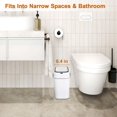 thumbnail image 2 of FDW Bathroom Trash Can Small Garbage Can, Lid Touchless Automatic Motion Sensor Waterproof 2.2 Gallon for Home Office Bathroom Bedroom, White, 2 of 7