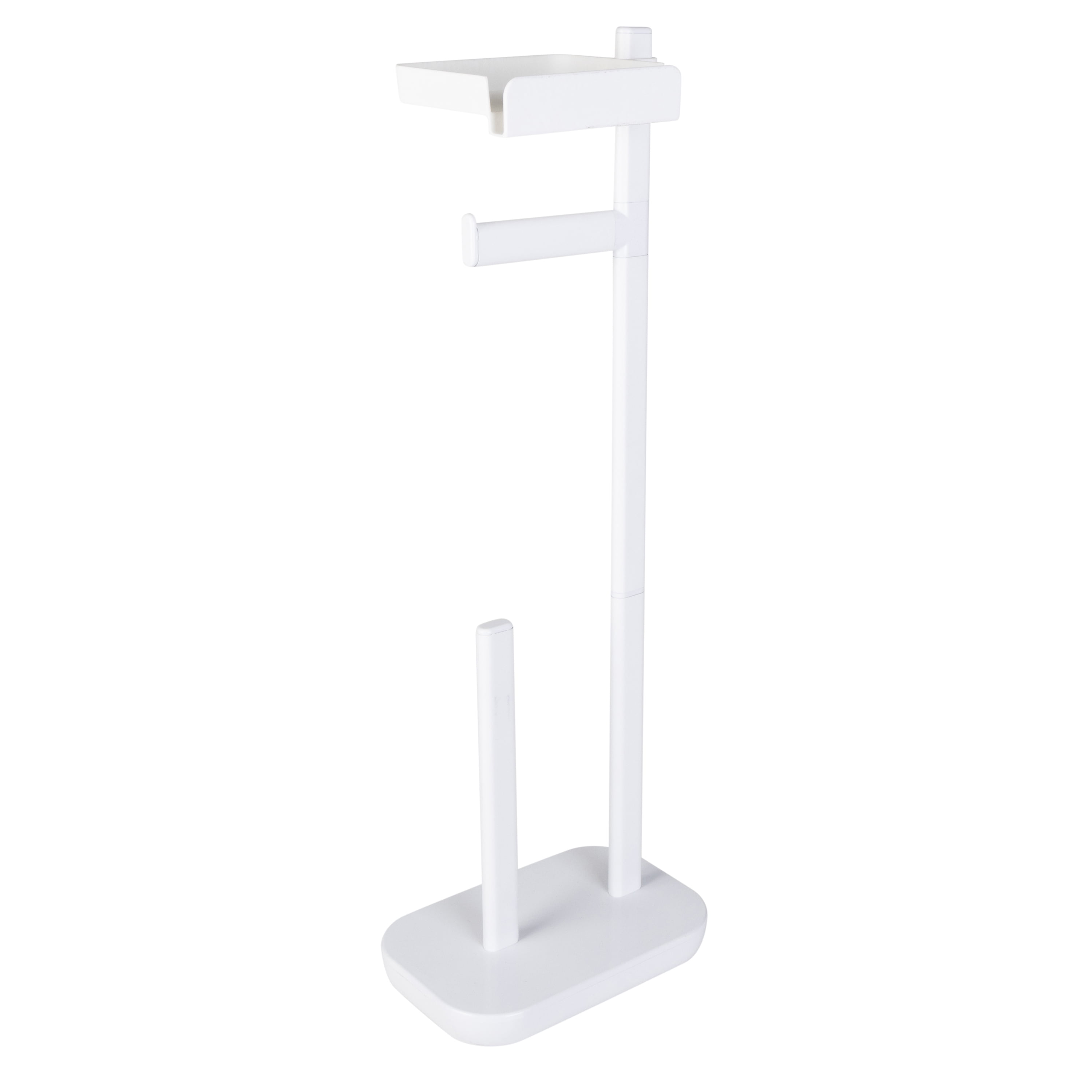 Bath Bliss 3 in 1 Toilet Paper Dispenser in White