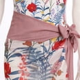 thumbnail image 6 of IDOPIP Women's One Piece Swimsuit with Beach Cover Up Wrap Skirt Floral Sexy Bikini Sets Bathing Suit, 6 of 8