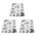 thumbnail image 1 of Clear Stamps, Transparent  Skin Friendly Clear Imprint Recycling 3pc  for Photo Album Envelopes Decorations, 1 of 8