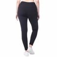 thumbnail image 4 of Lukka Lux Ribbed Women's Legging with Side Pocket (Black, Medium), 4 of 5
