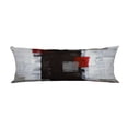 thumbnail image 1 of EREHome Red and Grey Abstract Art Painting Pillow Cover Body Pillowcase Pillow Protector 20x60 Inch, 1 of 1