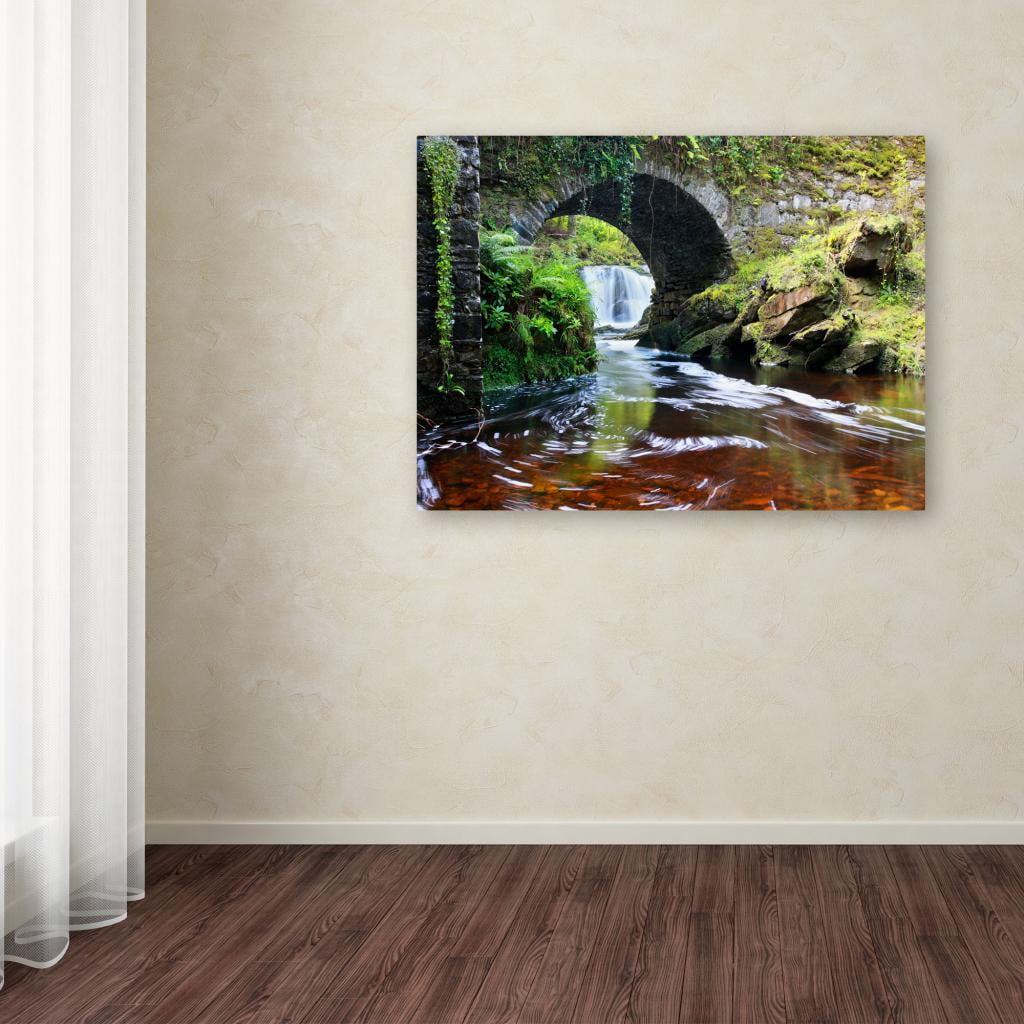 Trademark Fine Art "Lush River" Canvas Art by Pierre Leclerc