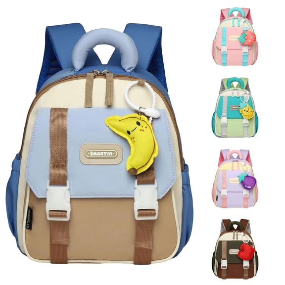 Playtopia Color Block Trendy Mini Backpack Lightweight Nylon Daypack for Outings Travel Daily Use 1pc One Size 5 Colors