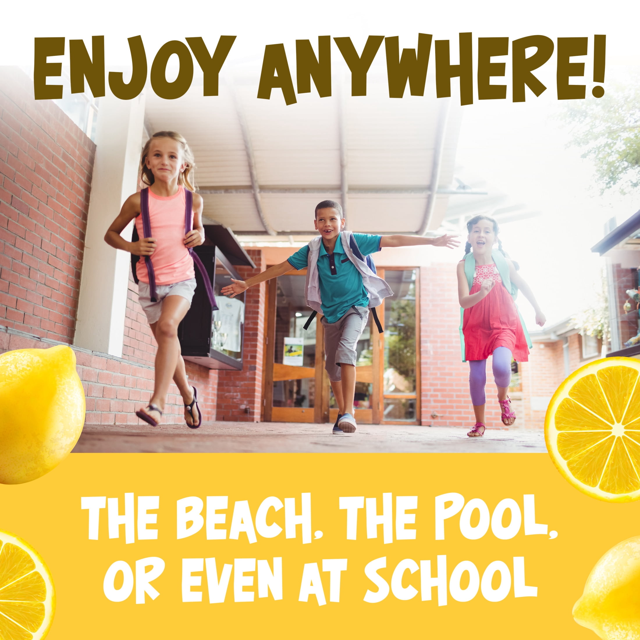 Kool-Aid Unsweetened Drink Mix, 1 Packet, for Flavorful Hydration and Shareable Refreshment, Lemonade, Good Source of Vitamin C, Caffeine Free, 0.23 oz